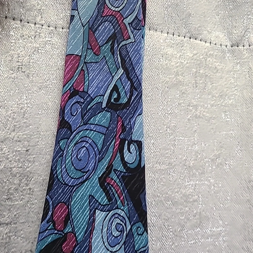Silk Italy‎ Stylish Multicolor Men's Tie